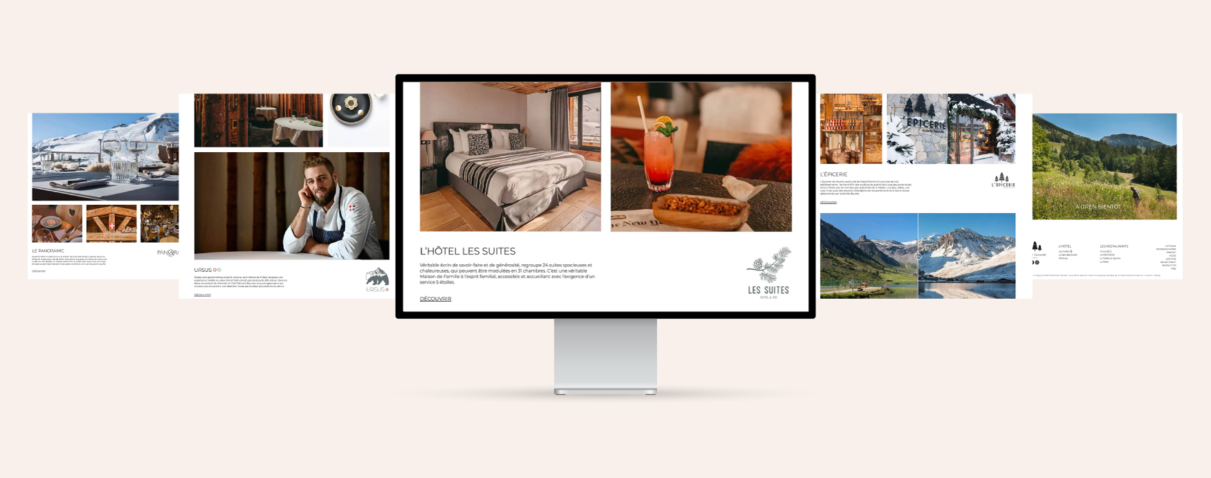 Site vitrine - Hôtel et restaurants Maison Bouvier - Tignes